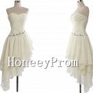 Strapless Chiffon Pleat Prom Dresses, Dresses for Prom