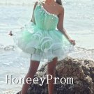 Modern One-shoulder Short Prom Dresses, Dresses for Prom