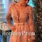 Beaded Deep V-Neck Bow Sexy Prom Dresses, Dresses for Prom