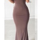 V-Neck Mermaid Long Prom Dresses, Dresses for Prom