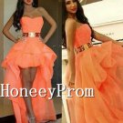 Sweetheart Sleeveless High-low Prom Dresses, Dresses for Prom