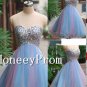 Strapless Beading Short A-Line Prom Dresses, Dresses for Prom