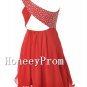 One Shoulder Short Chiffon Homecoming Dresses, Dresses for Prom