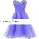 Sweetheart Sleeveless Tulle Beading Homecoming Dresses, Dresses for Prom