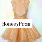 Gold Sequin Sleeveless A-Line Homecoming Dresses, Dresses for Prom