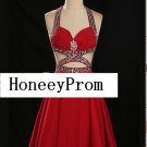 Sexy Beading Halter Homecoming Dresses, Dresses for Prom