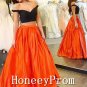 Two Piece Off Shoulder Prom Dresses, Dresses for Prom