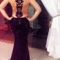 Black Long Sequins Mermaid Prom Dresses, Dresses for Prom