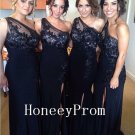 One Shoulder Black A-Line Prom Dresses, Dresses for Prom
