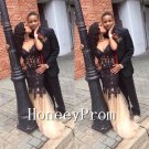 Black Lace Spaghetti Straps Prom Dresses, Dresses for Prom