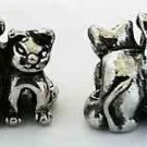 Two Cat Kitten Kitty Best Friends You and Me charm Bead For charm Bracelets