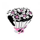 Wedding Bridal Bride Bouquet of pink roses Flowers DIY Europ Bracelet charm bead