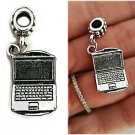 Gadget  "laptop computer" DIY Snake chain EUro Bracelet Necklace Charm pendant