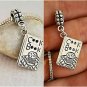 Kitchen Love Cooking Cook Book Chef pendant charm  Fit European charm bracelets