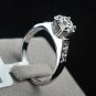 1.5 Ct brilliant Solitaire white gold Pl wedding enagement ring
