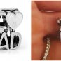 Daddys Little Girl Daughter Dad Charm bead for Charm DIY bracelets snake chains