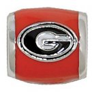 University Of Georgia Bulldogs Football Charm bead For European charm bracelet