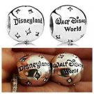 CZ stars Disneyland Disney park(s) World  charm bead Fit European charm bracelet