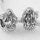 Ocean Seashells Little "Mermaid" charm bead it European charm bracelet necklace