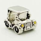 Yellow Topaz CZ Jeep Antique Gatsby Car DIy Snake Euro Bracelet chain Charm bead