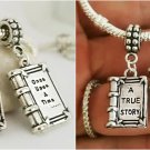 Once Upon time Its True Story fairytale Book DIY Bracelet Necklace Charm Pendant