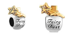 Fairy Magic Dust Once Up On a time Fairy Tale charm For European Bracelet