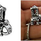 African Thailand Indi Safari Elephant charm bead for DIY European charm bracelet