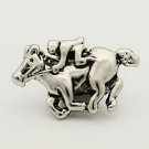 Racing Horse Riding Rider Racer "Jockey" charm bead fit European charm Bracelet