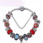 My Butterfly Murano Santa Clause Winter Christmas gift Completed charm bracelet