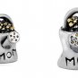 Flower Watering can, Number One Mom Mother Mum charm bead For European bracelet
