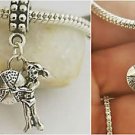Little Beach Girl Beach Ball Daughter Charm Pendant F/European bracelet necklace
