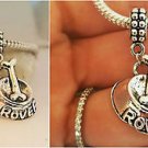 Dog Bowl dog bone Rover Dog silver Charm pendant for European bracelet necklace