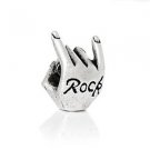 Sign language hand Gesture of Love "You Rock" charm for European Bracelets