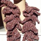Crochet Bohemian Ruffled Scarf & Scarflette Patterns