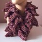 Crochet Bohemian Ruffled Scarf & Scarflette Patterns