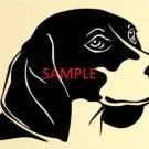 BEAGLE DOG HEAD CROSS STITCH CHART