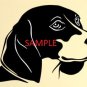 BEAGLE DOG HEAD CROSS STITCH CHART