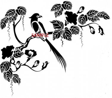 BIRDS & FLOWERS CROSS STITCH CHART