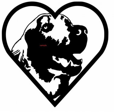 RETREIVER HEART CROSS STITCH CHART