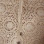 Handmade Crochet 100% Cotton Ivory Dress size M