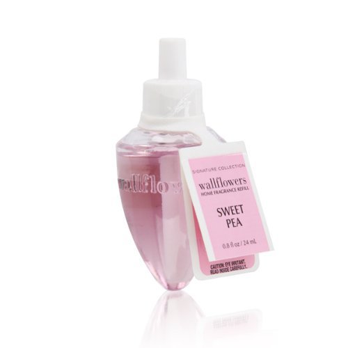 Bath & Body Works Sweet Pea Wallflowers Signature Collection Single Decoraged Fragrance Bulb Home Fr