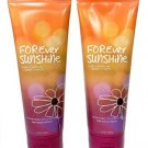 Bath and Body Works Signature Collection (2) Forever Sunshine Triple Moisture Body Cream 8 oz