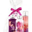 BATH AND BODY WORKS TWILIGHT WOODS SET: shower gel, body lotion, fragrance mist 10 oz