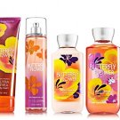 Bath & Body Works Signature Collection ""Butterfly Flower"" Gift Set Body Lotion ~ Shower Gel ~Body