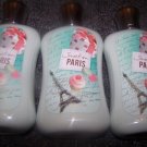 Lot of 3 Bath & Body Works Sweet on Paris Body Lotion 8 Fl Oz Each (Sweet on Paris)