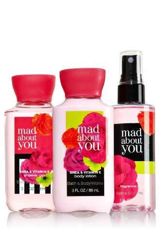 BATH AND BODY WORKS""MAD ABOUT YOU""GIFT SET (lotion, gel, and body mist)
