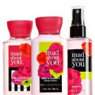BATH AND BODY WORKS""MAD ABOUT YOU""GIFT SET (lotion, gel, and body mist)