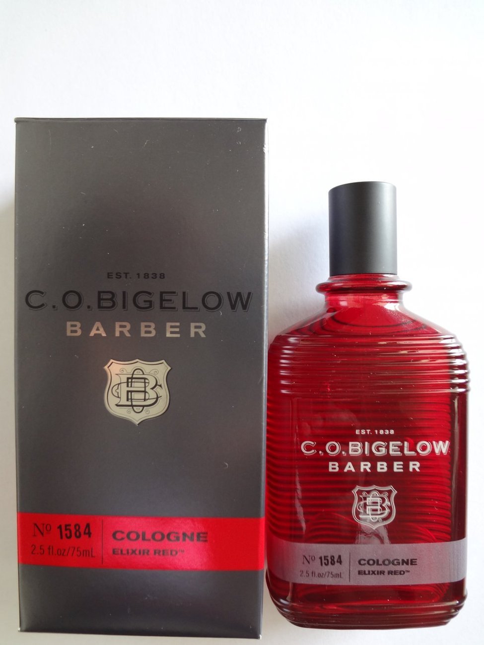Bath & Body Works C.O. Bigelow Barber ELIXIR RED Cologne No.1584, 2.5