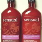 Bath & Body Works Aromatherapy Black Currant Vanilla Body Lotion Twin-pack - 6.5