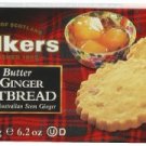 Walkers Shortbread Stem Ginger Shortbread, 6.2-Ounce Boxes (Pack of 4)